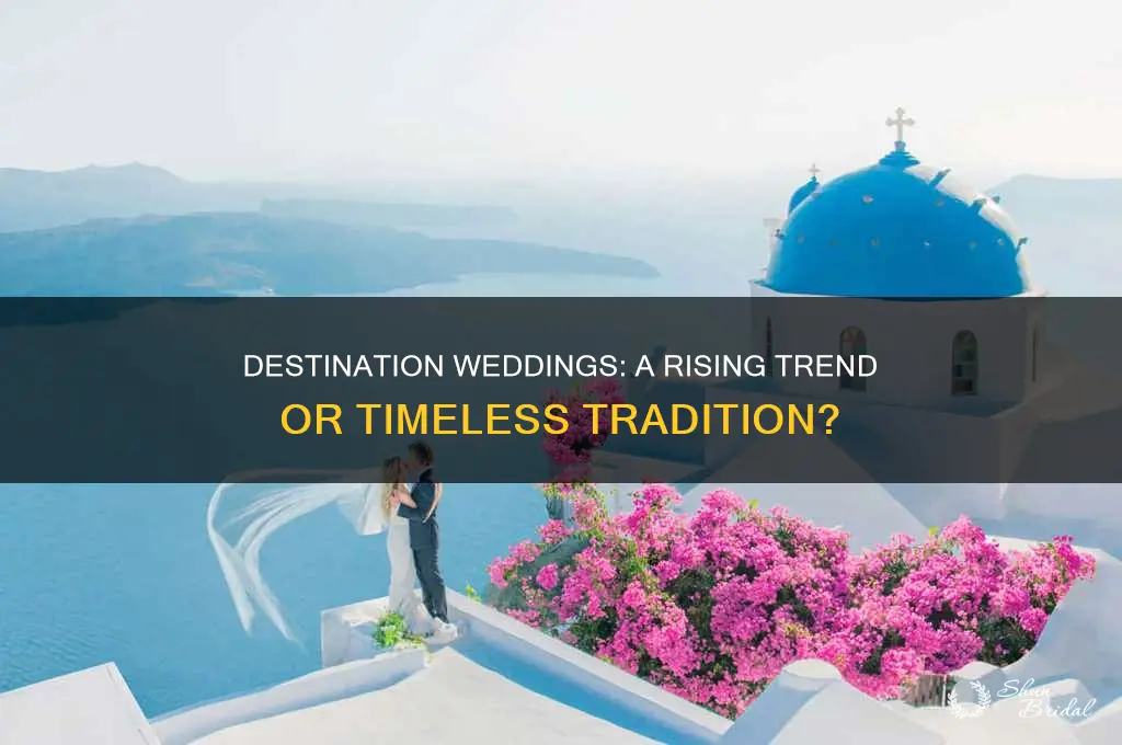 how popular are destination weddings