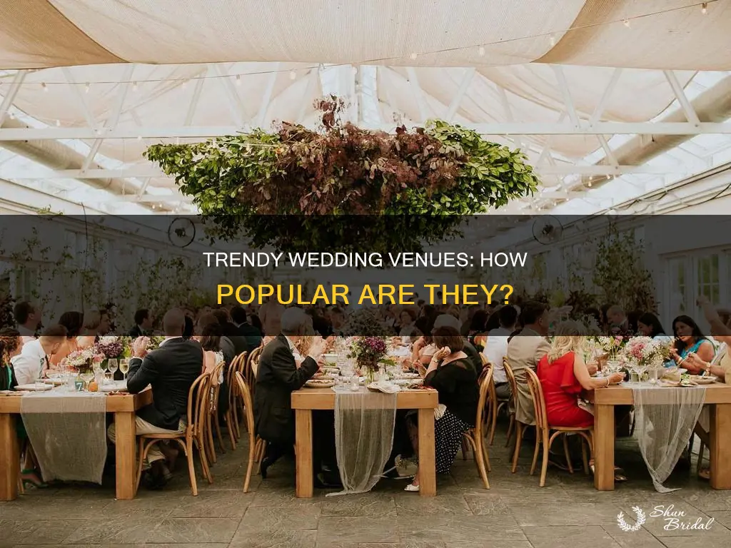 how popular are modern wedding venues