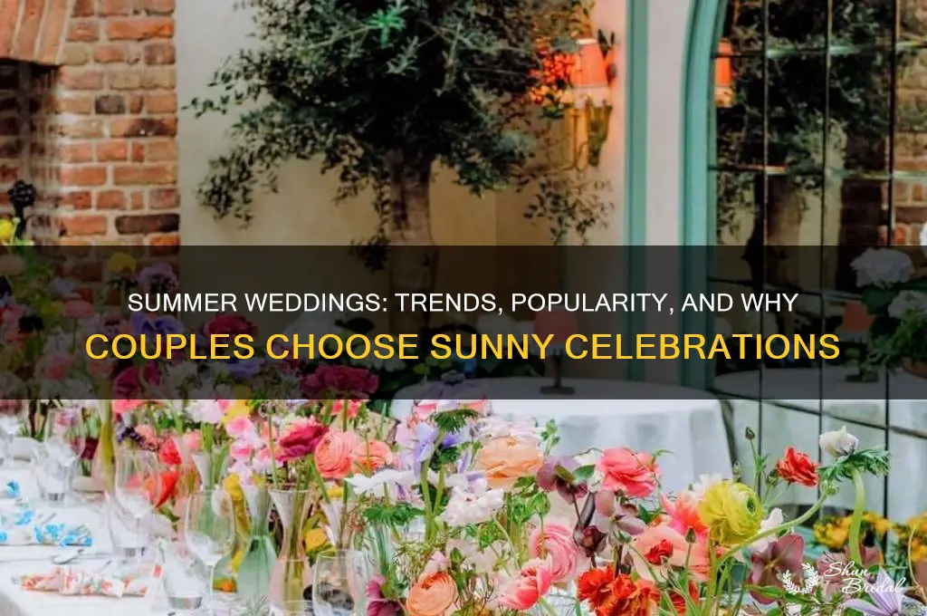 how popular are summer weddings
