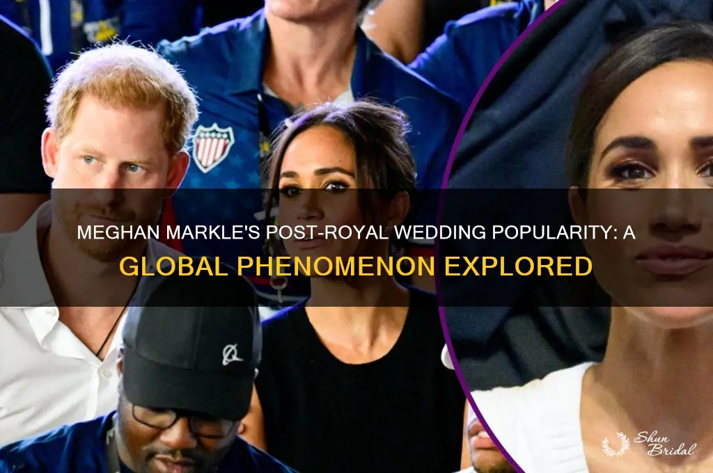 how popular is meghan markle since the royal wedding