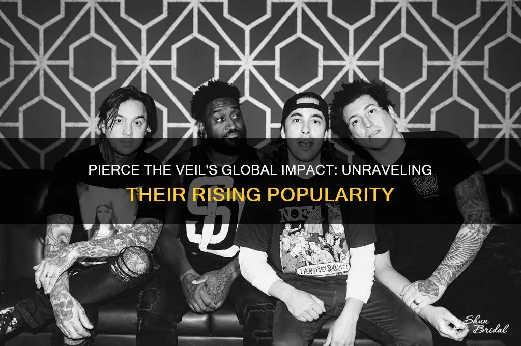 how popular is pierce the veil