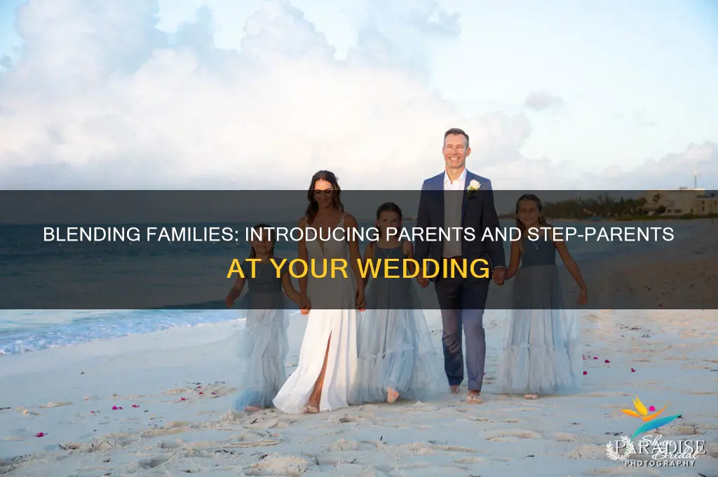 how re parents nd step parents introcduced at wedding