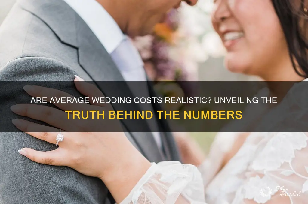 how real are the average numbers to wedding cost