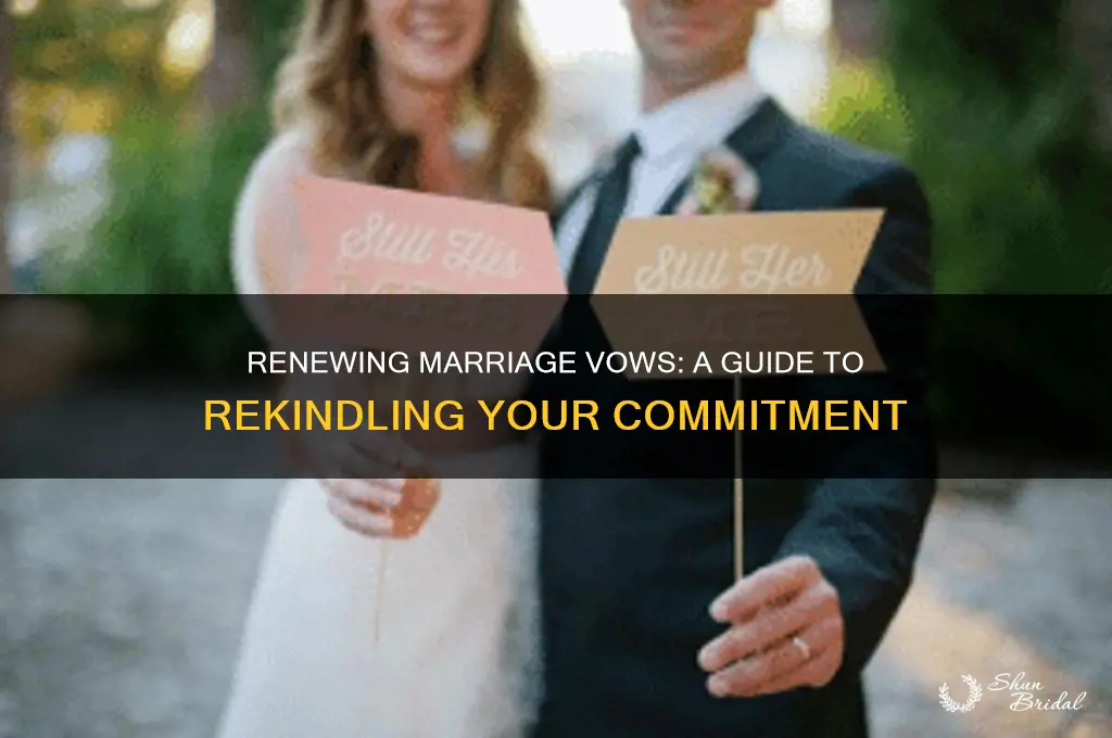 how renew the marriage vows