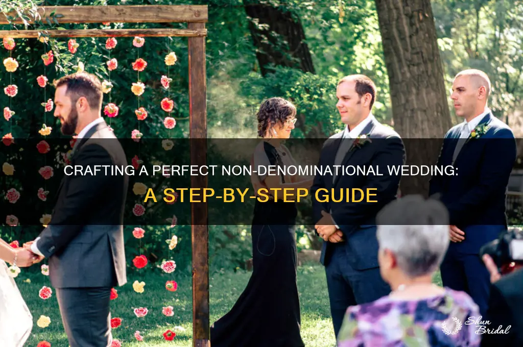 how ro perform an non denominational wedding