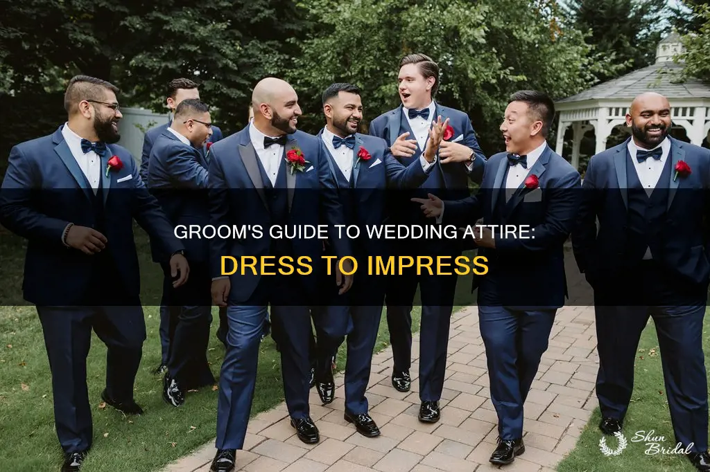 how should a groom dress for his wedding