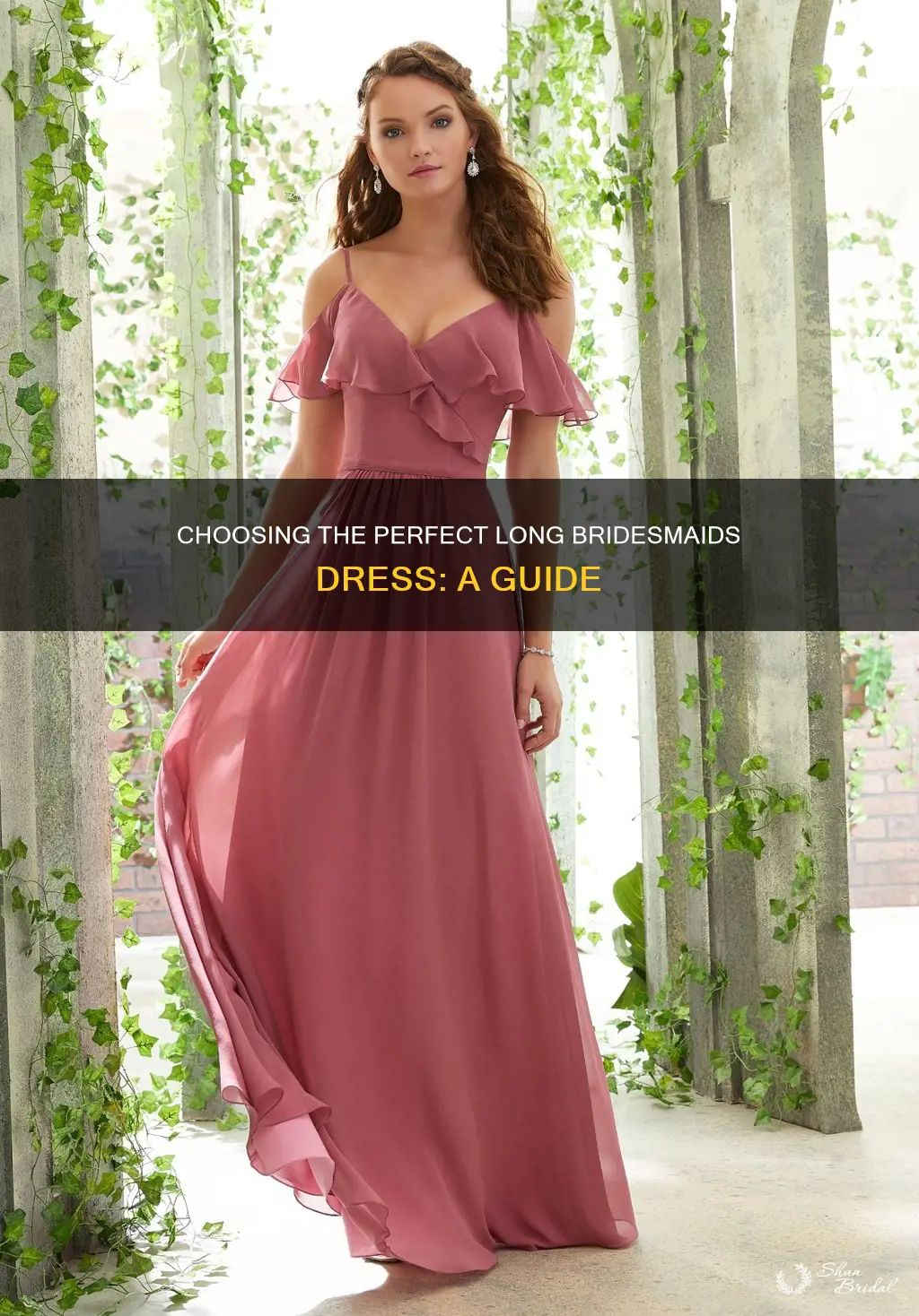 how should a long bridesmaids dress be