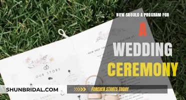 Crafting the Perfect Wedding Ceremony Program: A Step-by-Step Guide