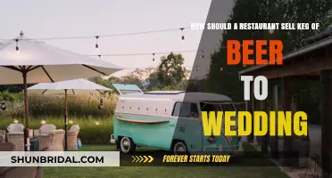 Selling Kegs of Beer to Weddings: A Profitable Strategy for Restaurants