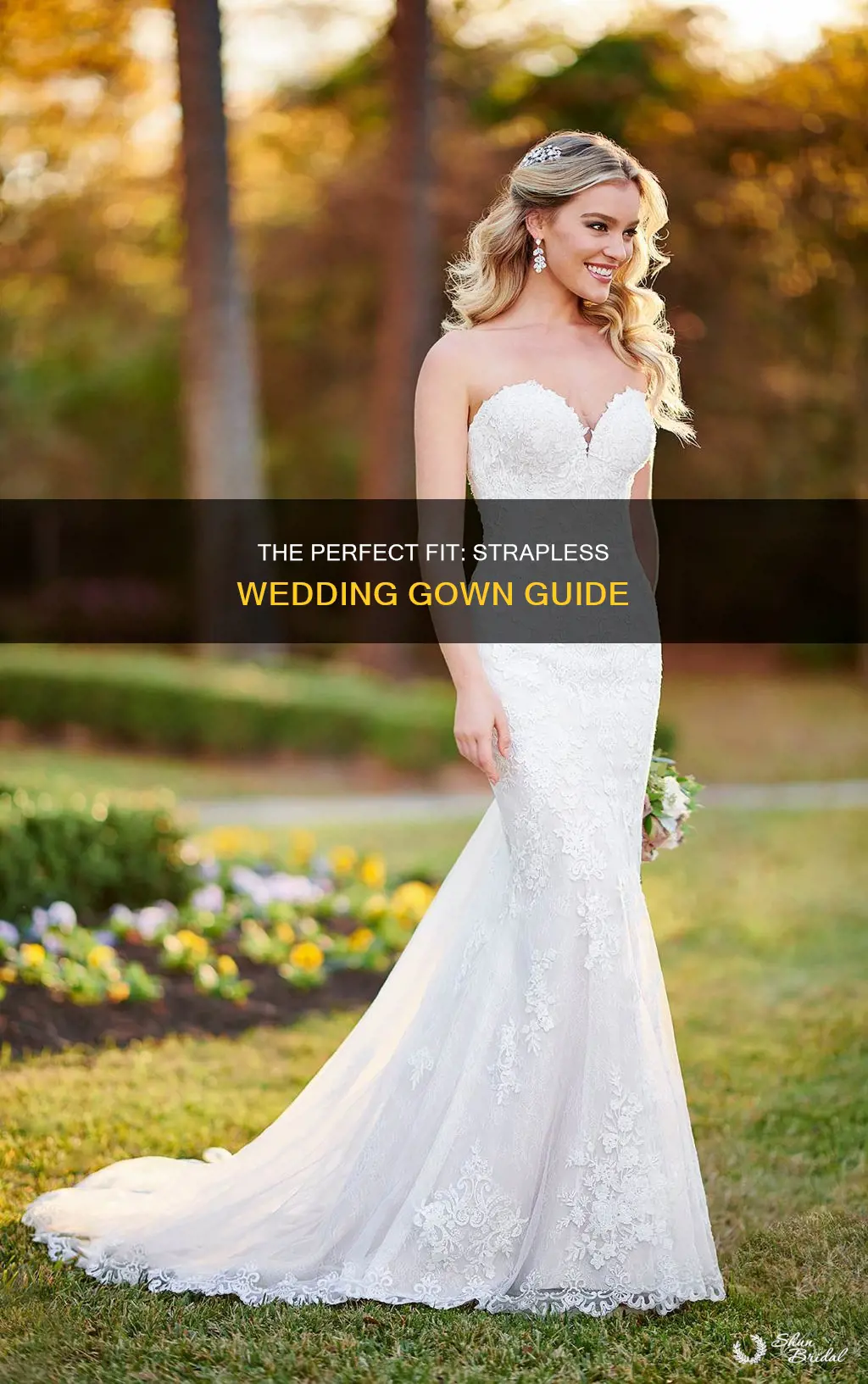 how should a strapless wedding dress fit