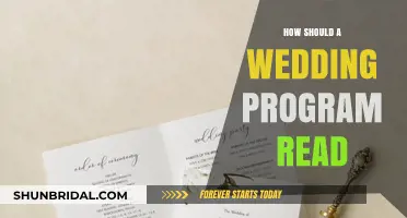 Crafting the Perfect Wedding Program: A Step-by-Step Guide to Elegance