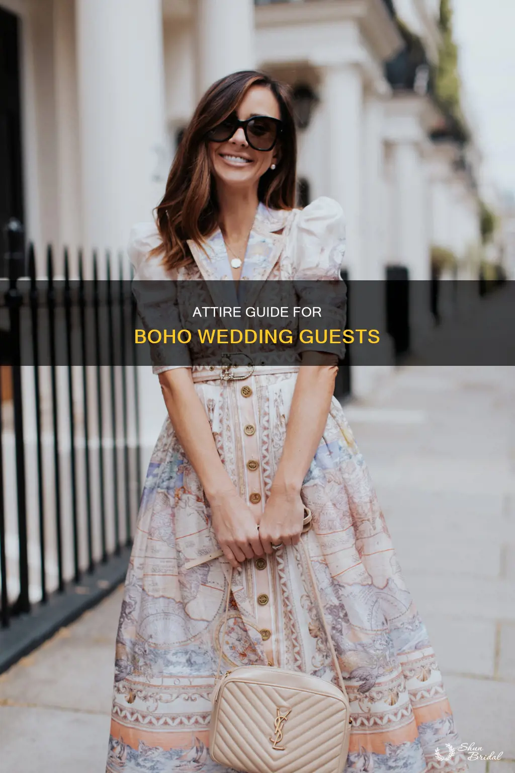 how should attendees dress for a boho wedding