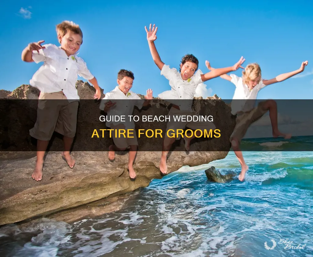 how should boys dress for a beach wedding