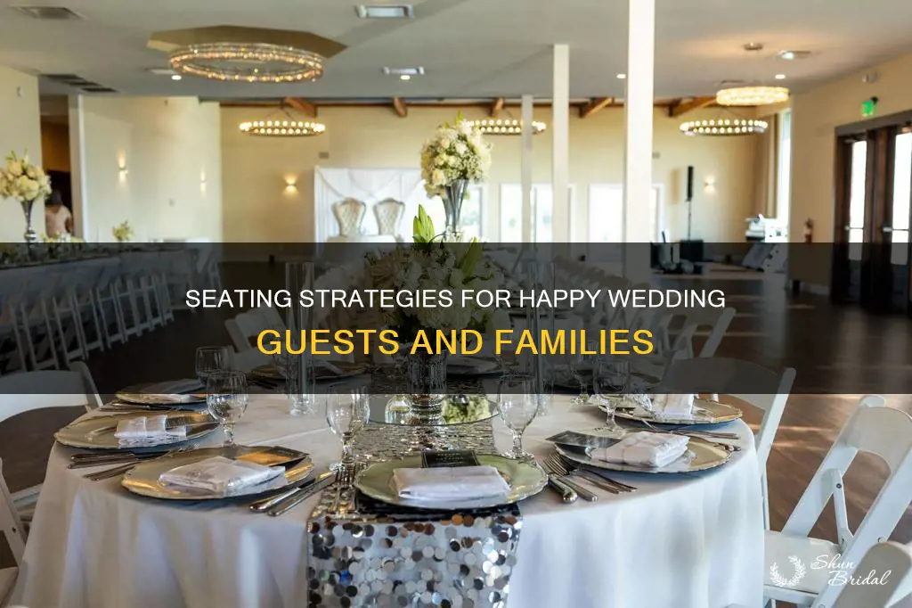 how should families be seated at a wedding reception