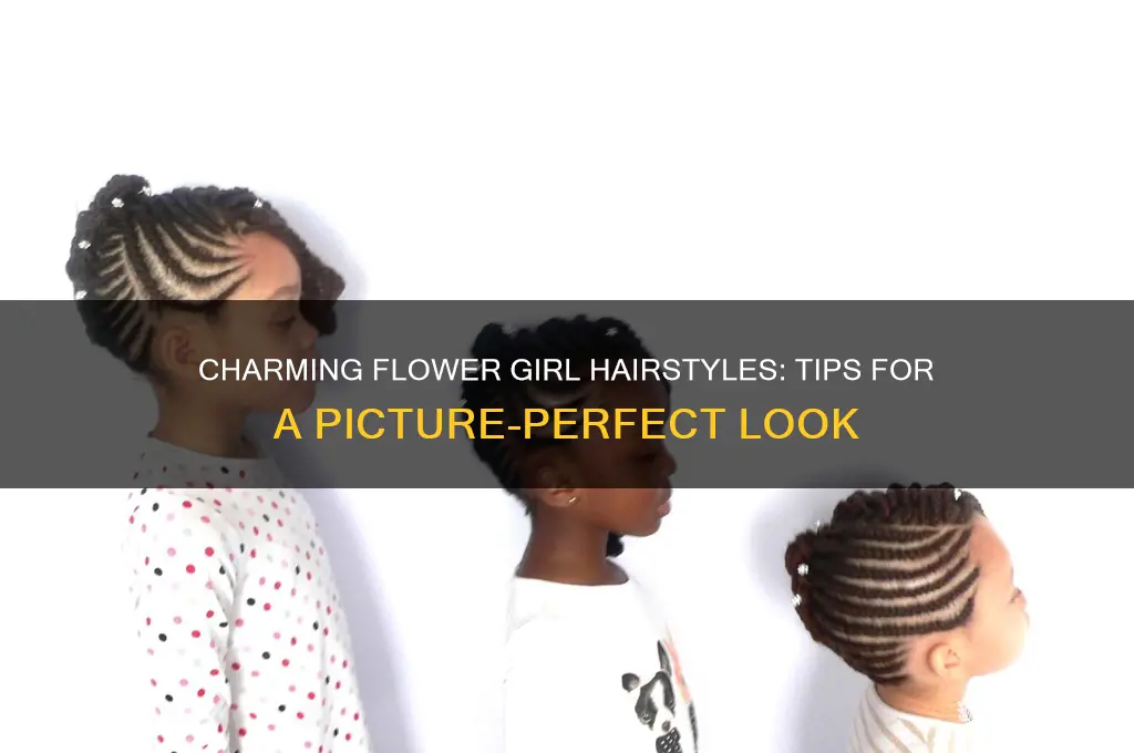 how should flower girls wear their hair