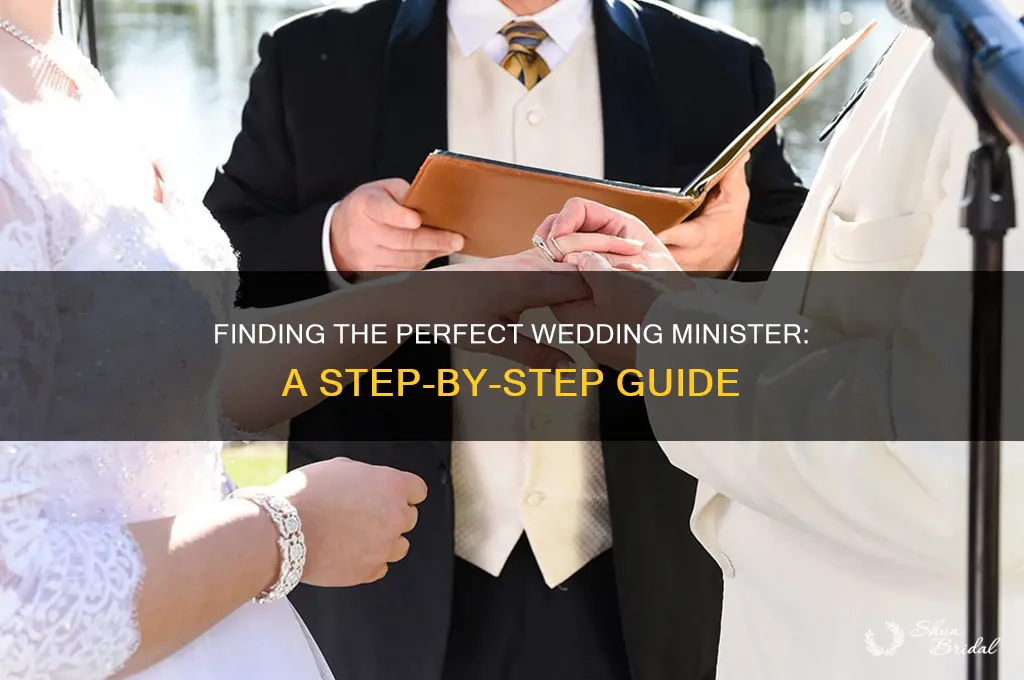 how should I find a minister for my wedding
