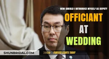 Deputy Officiant's Guide: Confidently Introducing Yourself at the Wedding