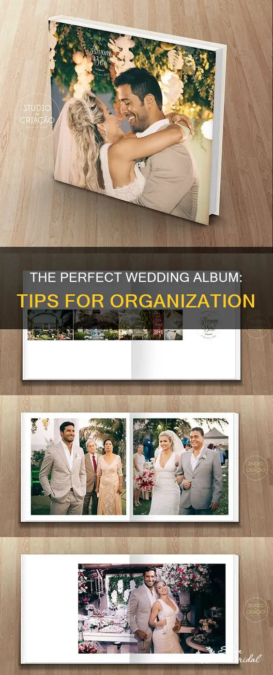 how should I organize my wedding photo album