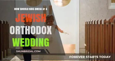 Kids' Attire Guide for an Orthodox Jewish Wedding
