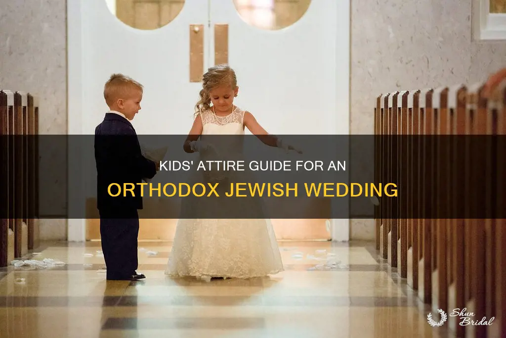 how should kids dress at a jewish orthodox wedding