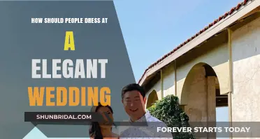 Attire Guide: Elegant Wedding Dress Code