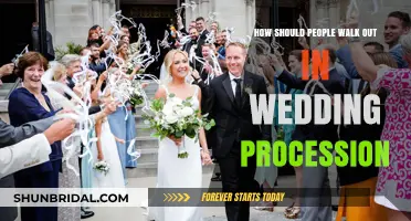 Elegant Wedding Procession Exit: Tips for a Graceful Walkout
