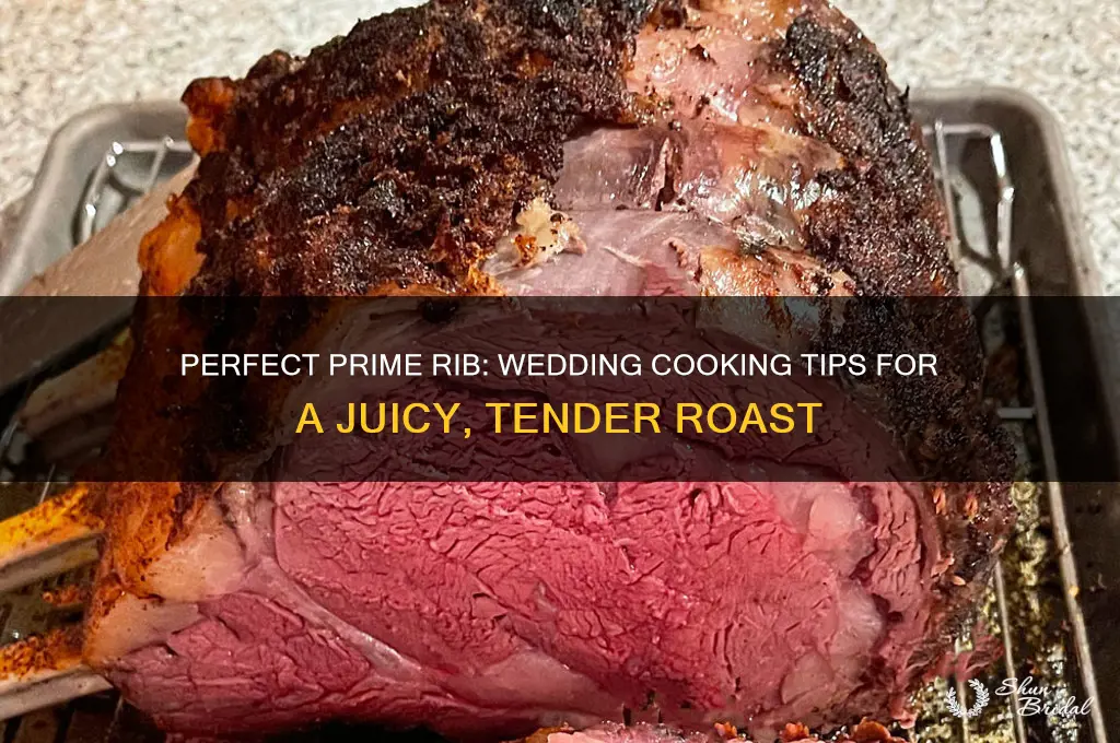 how should prime rib be cooked for a wedding