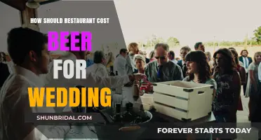 Pricing Beer for Weddings: A Restaurant's Guide to Costing Strategies