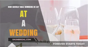 Elegant Wedding Table Numbering: Creative Tips for Seamless Reception Flow
