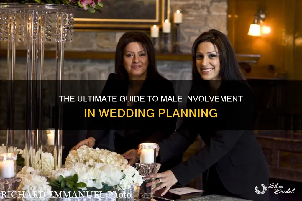 how should the man help in planning a wedding