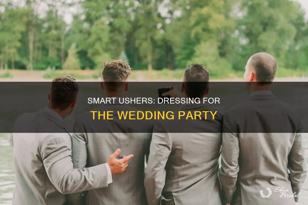 how should ushers dress for a wedding