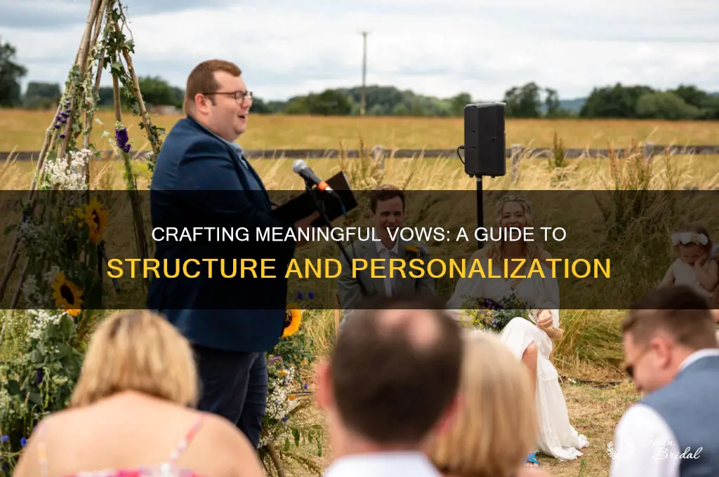 how should vows be structured