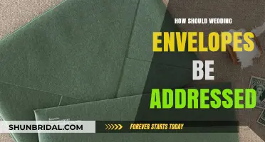 Addressing Wedding Envelopes: Etiquette and Style Guide