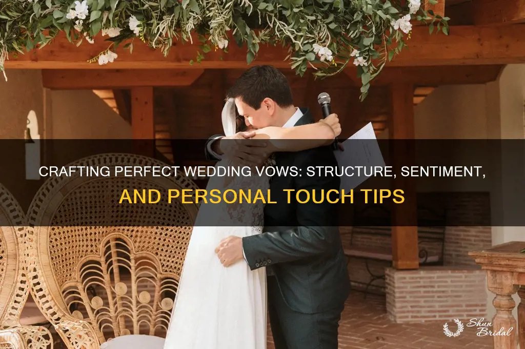 how should wedding vows be structured