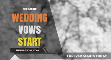 Crafting Timeless Wedding Vows: Perfect Opening Lines for Your Commitment