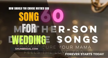 Choosing the Perfect Mother-Son Wedding Song