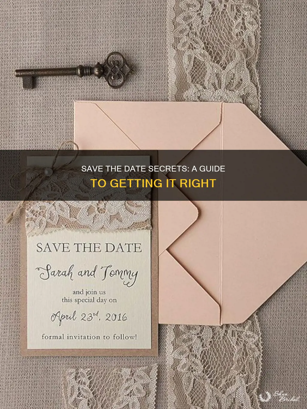 how should you do save the dates wedding