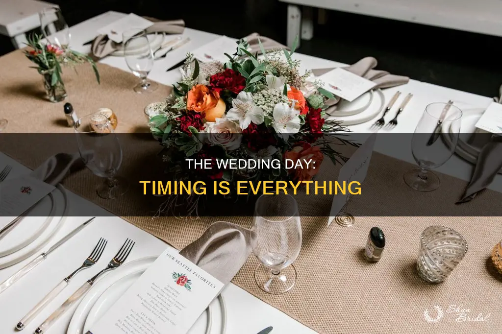 how should you have the time on the wedding
