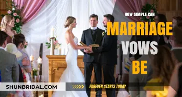 Simple Marriage Vows: Crafting Meaningful Promises Without Complexity