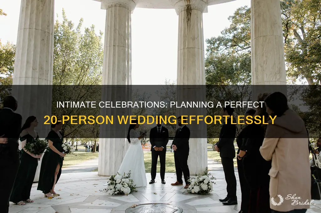 how small 20 person wedding