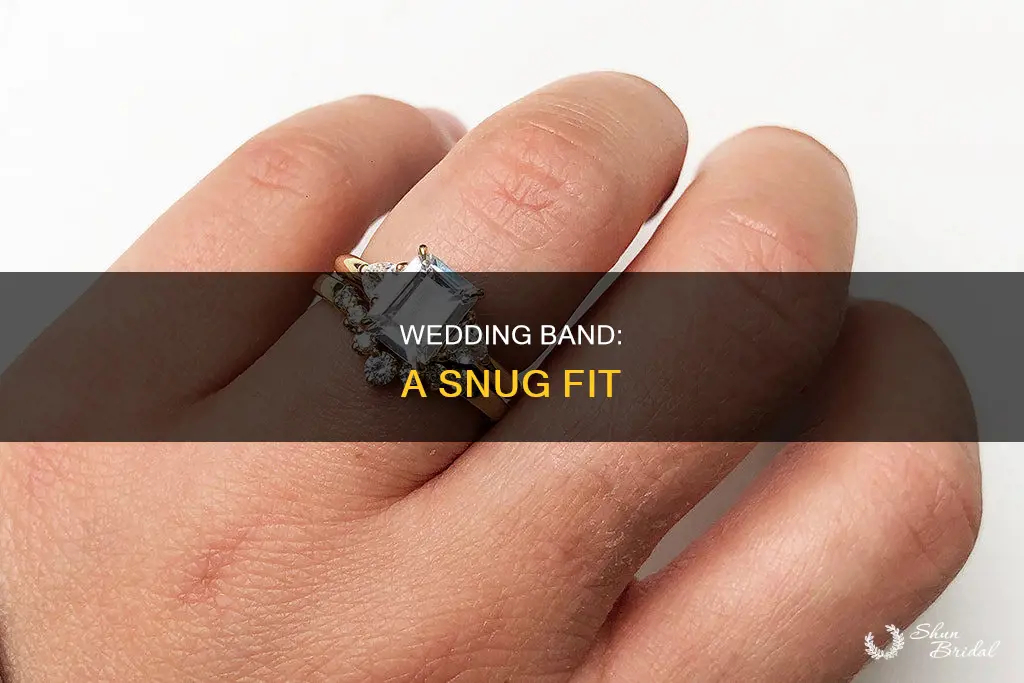 how snug should a wedding band fit