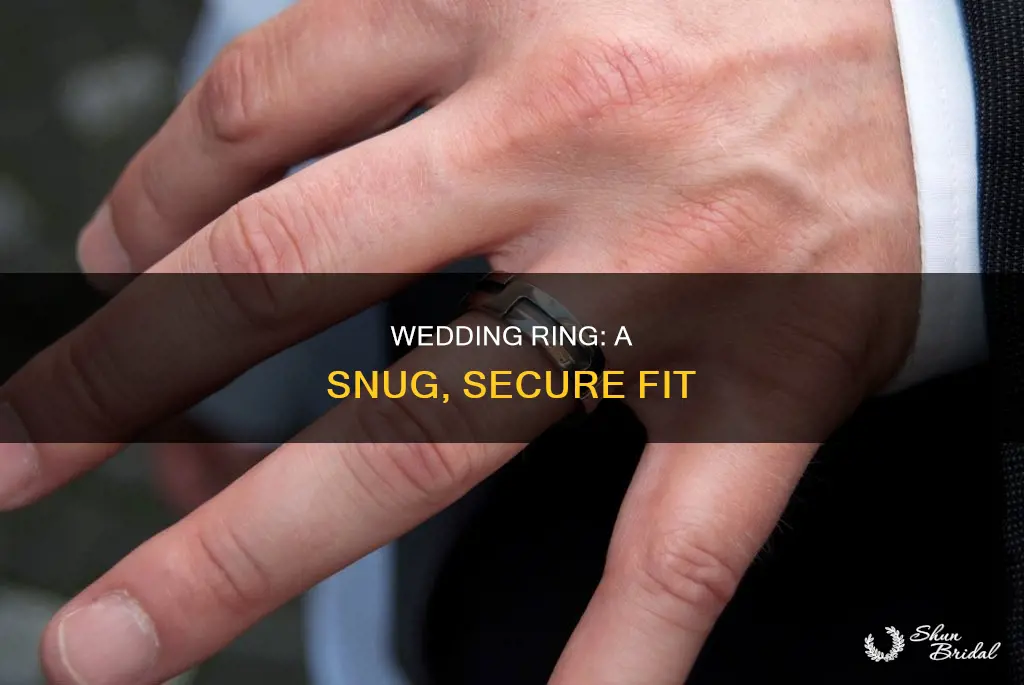 how snug should a wedding ring fit