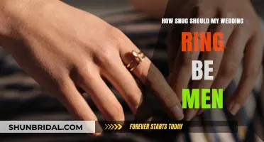 Wedding Ring: A Snug, Secure Fit for Men