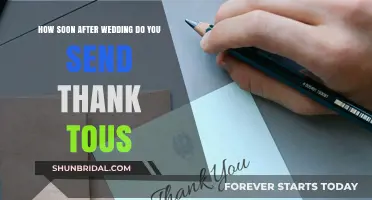 When to Send Wedding Thank You Notes: A Timely Guide