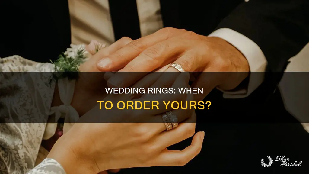 how soon should I order my wedding ring