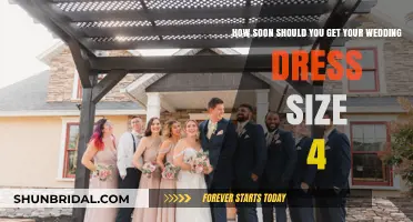 Your Dream Wedding Dress: Sizing and Timing