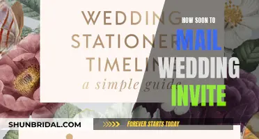 Mailing Wedding Invites: Timing and Tips for Your Big Day