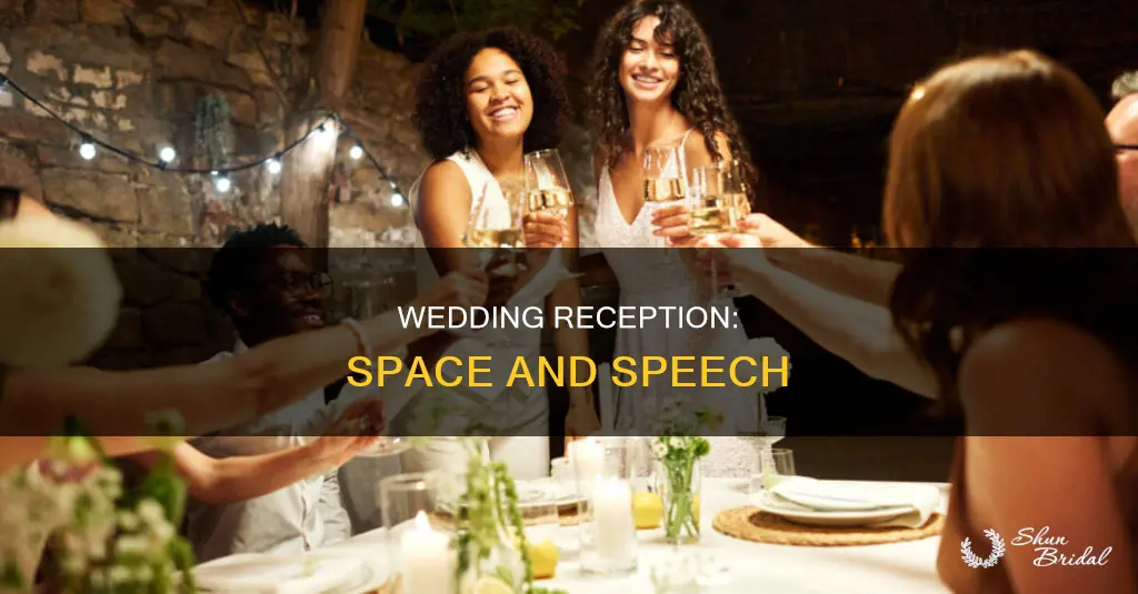 how space speeches during wedding reception
