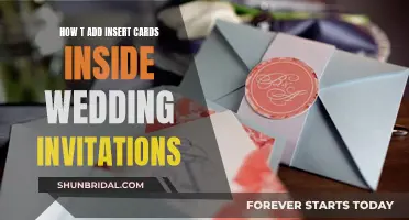 Guide to Inserting Cards Inside Wedding Invites