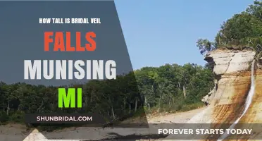 Discovering Bridal Veil Falls' Height in Munising, Michigan